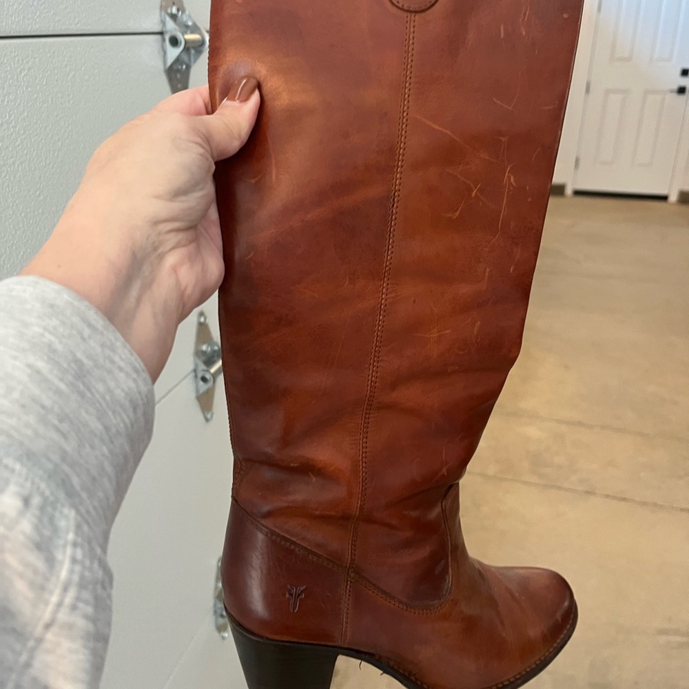 FRYE AND CO. Brown Heeled Boots